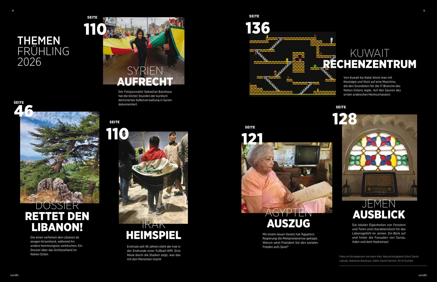 zenith 1/26: Rettet den Libanon!